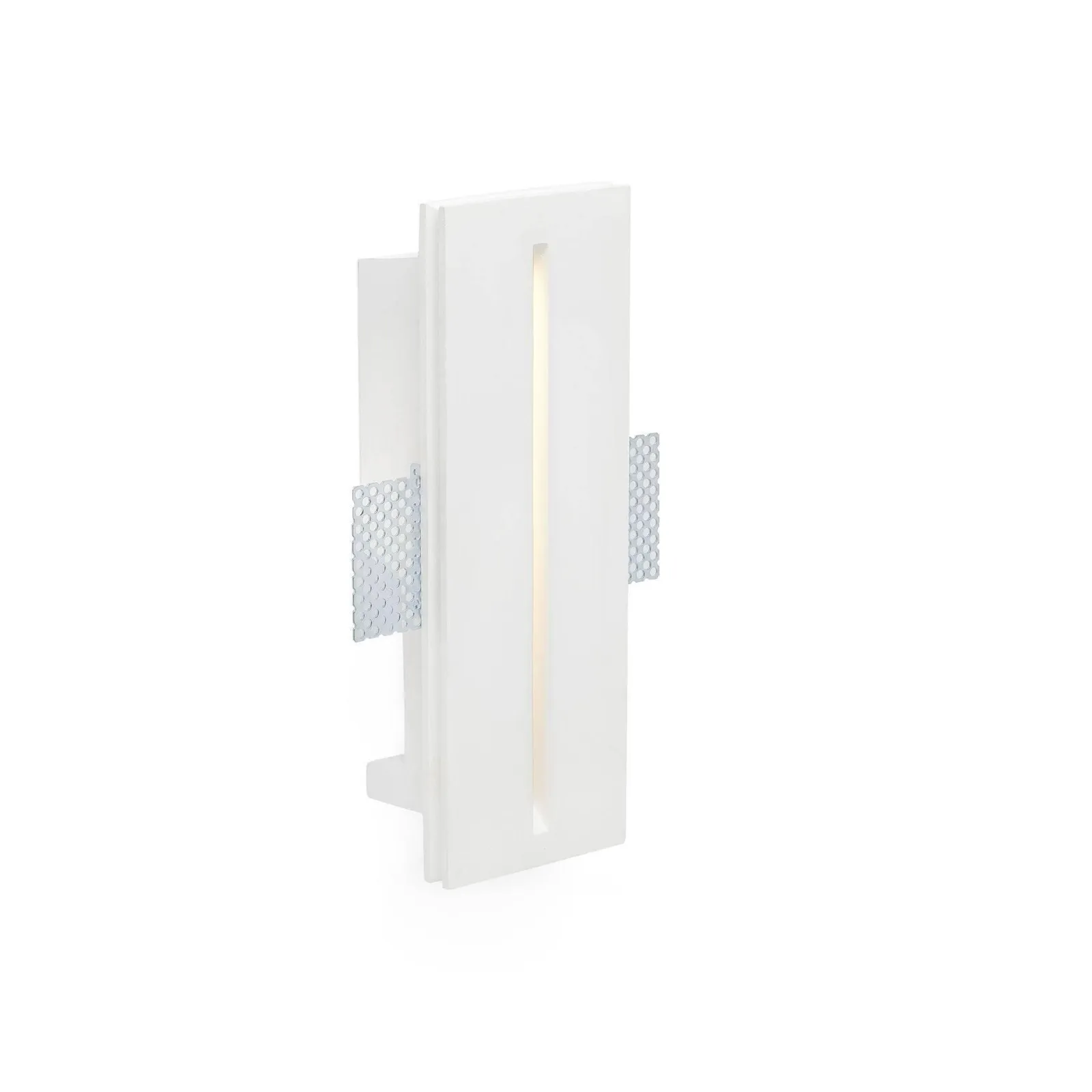 Netlighting Plas LED 1 Light Indoor Recessed Wall Light White Plaster 2