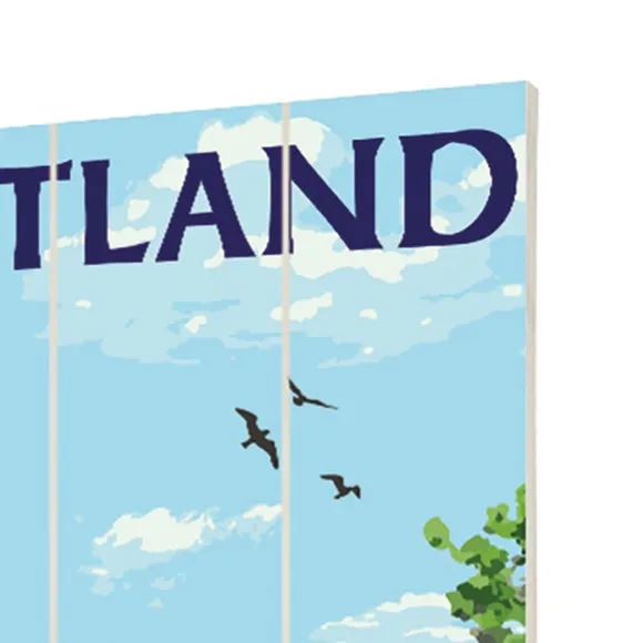 The Art Group Scotland Wooden Wall Art 3