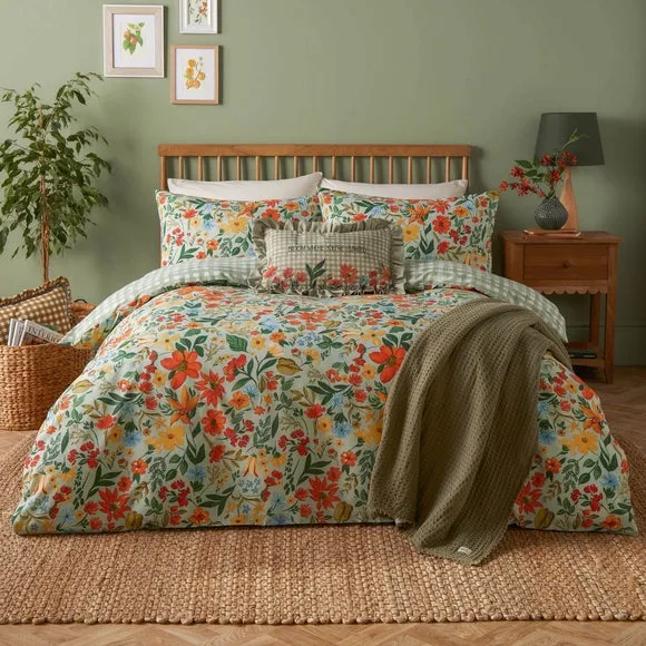 Meadow Haze Polycotton Duvet Cover & Pillowcase Set 1