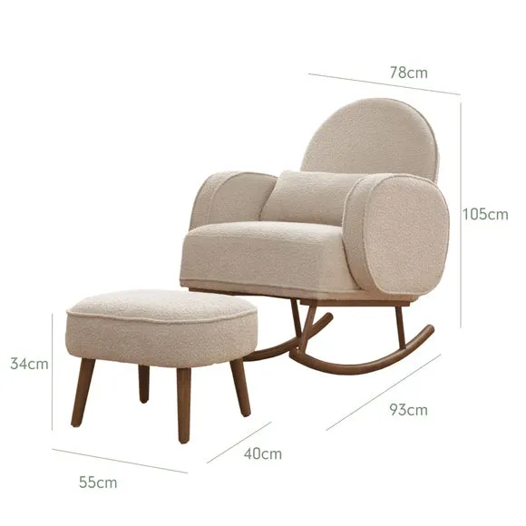 Tutti Bambini Micah Rocking Chair and Footstool 4