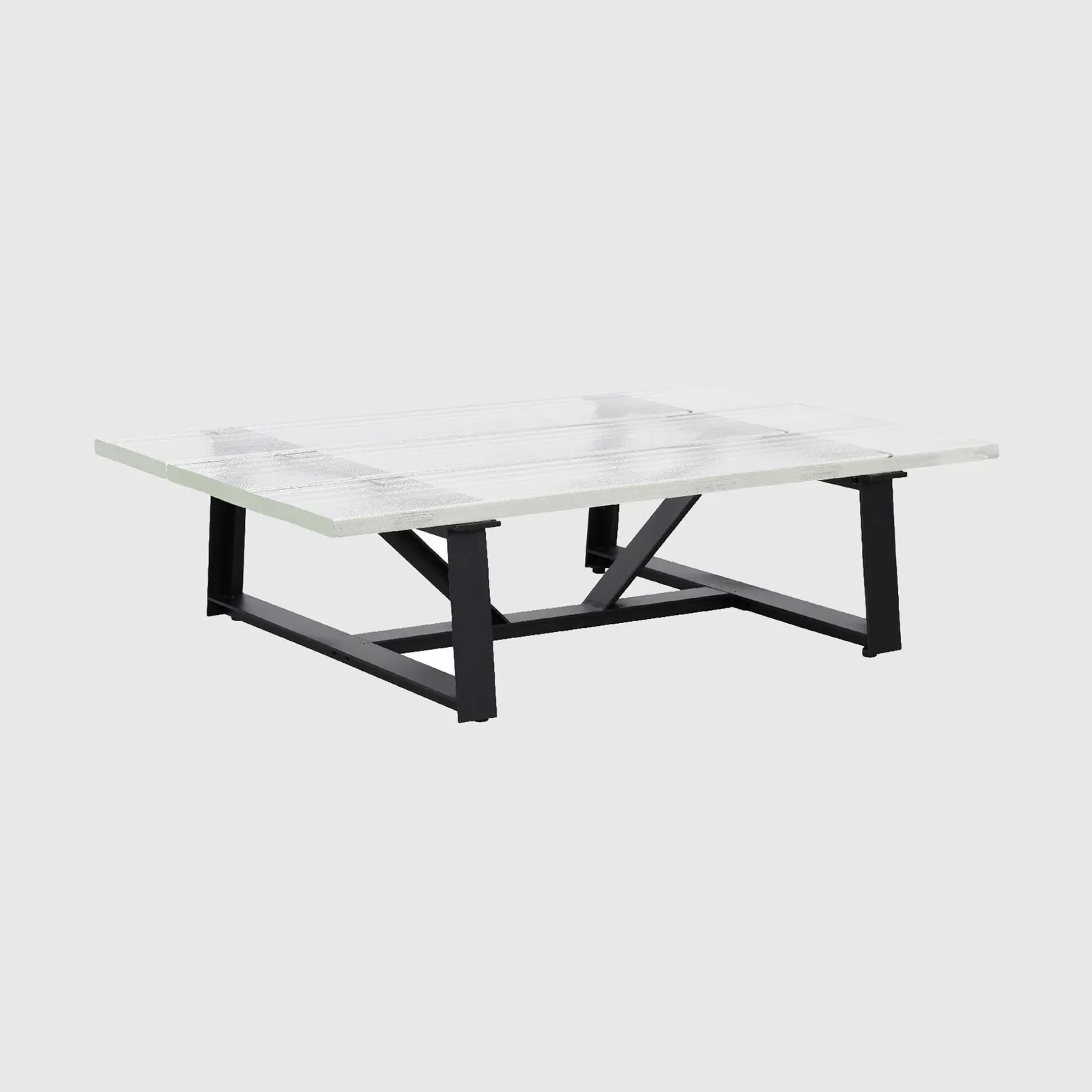 Timothy Oulton Iceberg Coffee Table, Neutral Glass | Barker & Stonehouse