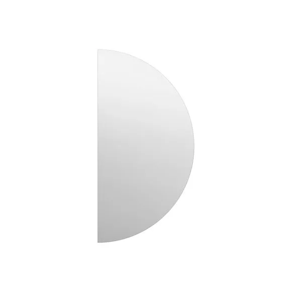 Lunae Frameless Half Circle Wall Mirror 2