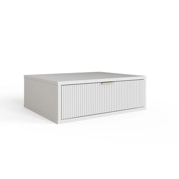 Leoni Set of 2 Floating 1 Drawer Bedside Tables 5