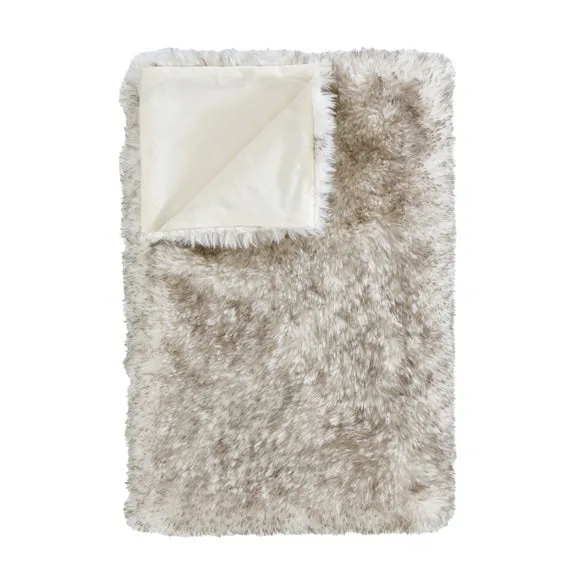 Catherine Lansfield Arctic Fox Throw Blanket 130cm x 170cm 5