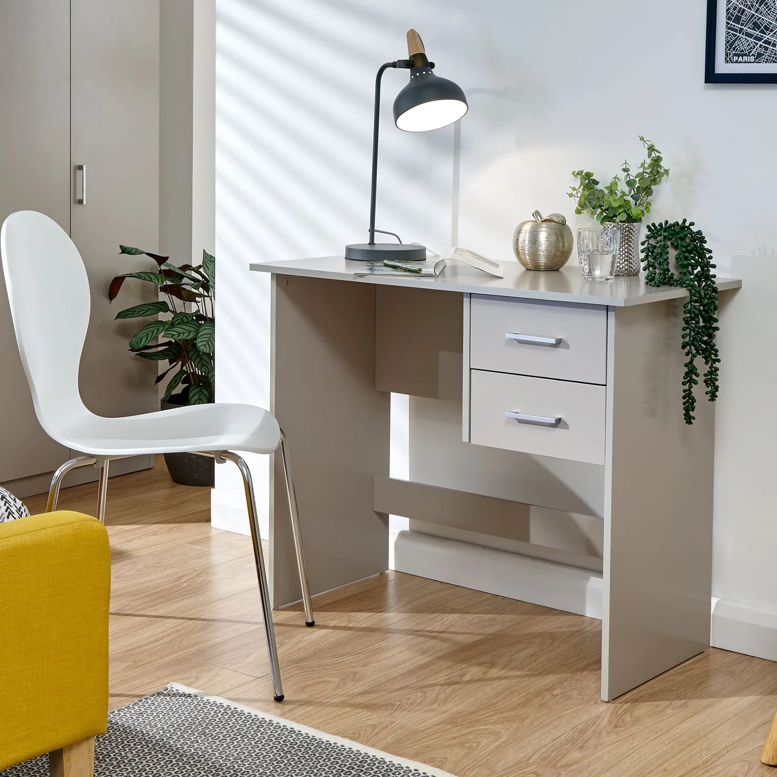 Panama Grey Desk Grey