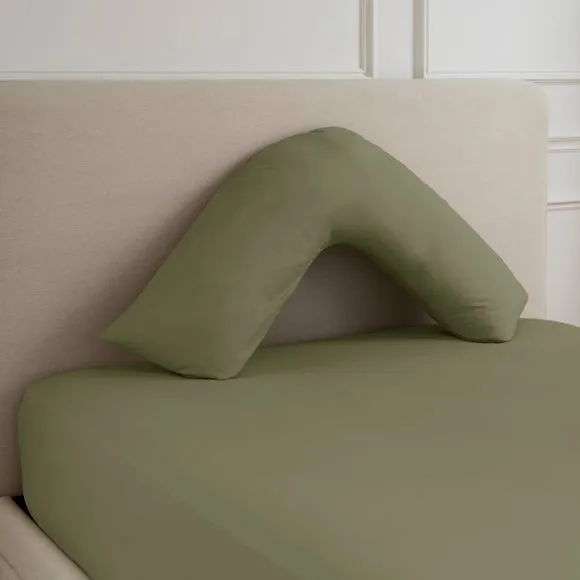Hotel 230 Thread Count 100% Cotton Percale V Shape Pillowcase