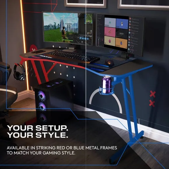 X Rocker Panther Evo Gaming Desk with Mouse Mat 6