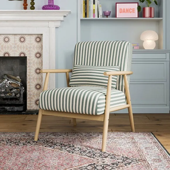 Alpine Linford Stripe Spindle Chair