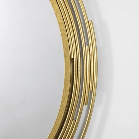 Madeira Art Deco Round Wall Mirror 2