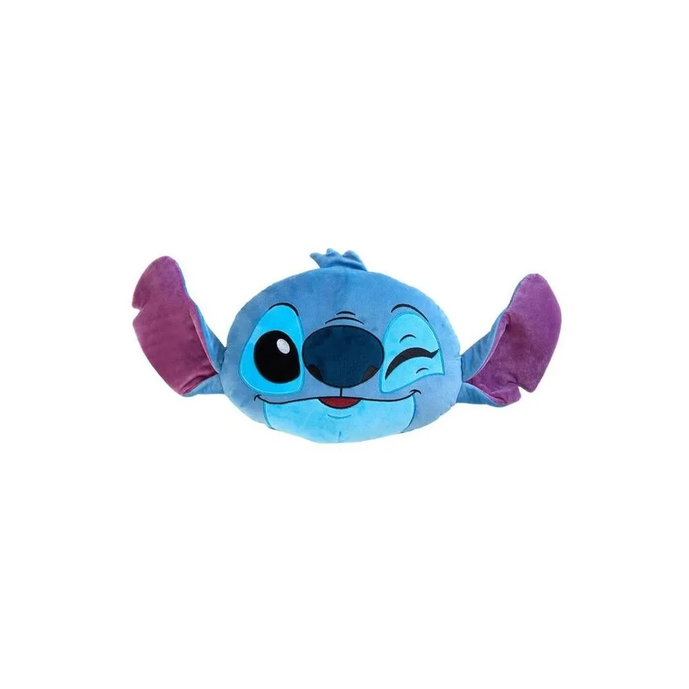 Lilo & Stitch Polyester Head Filled Cushion in Blue