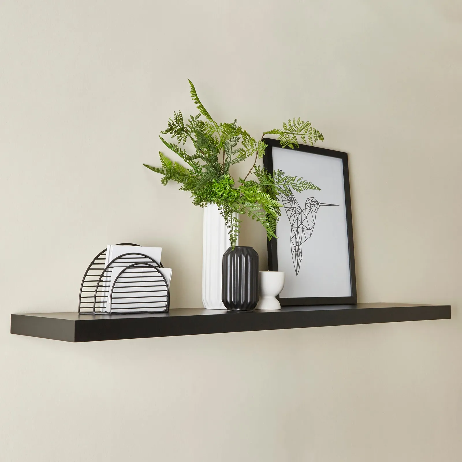 Black Floating Shelf 1