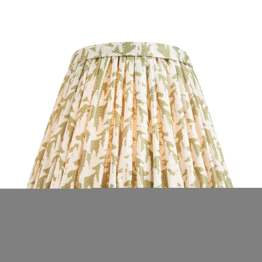 Netlighting Diamond Tall & Leaf 16cm Wall Lamp Antique Brass Herb Garden Green in Gold 6