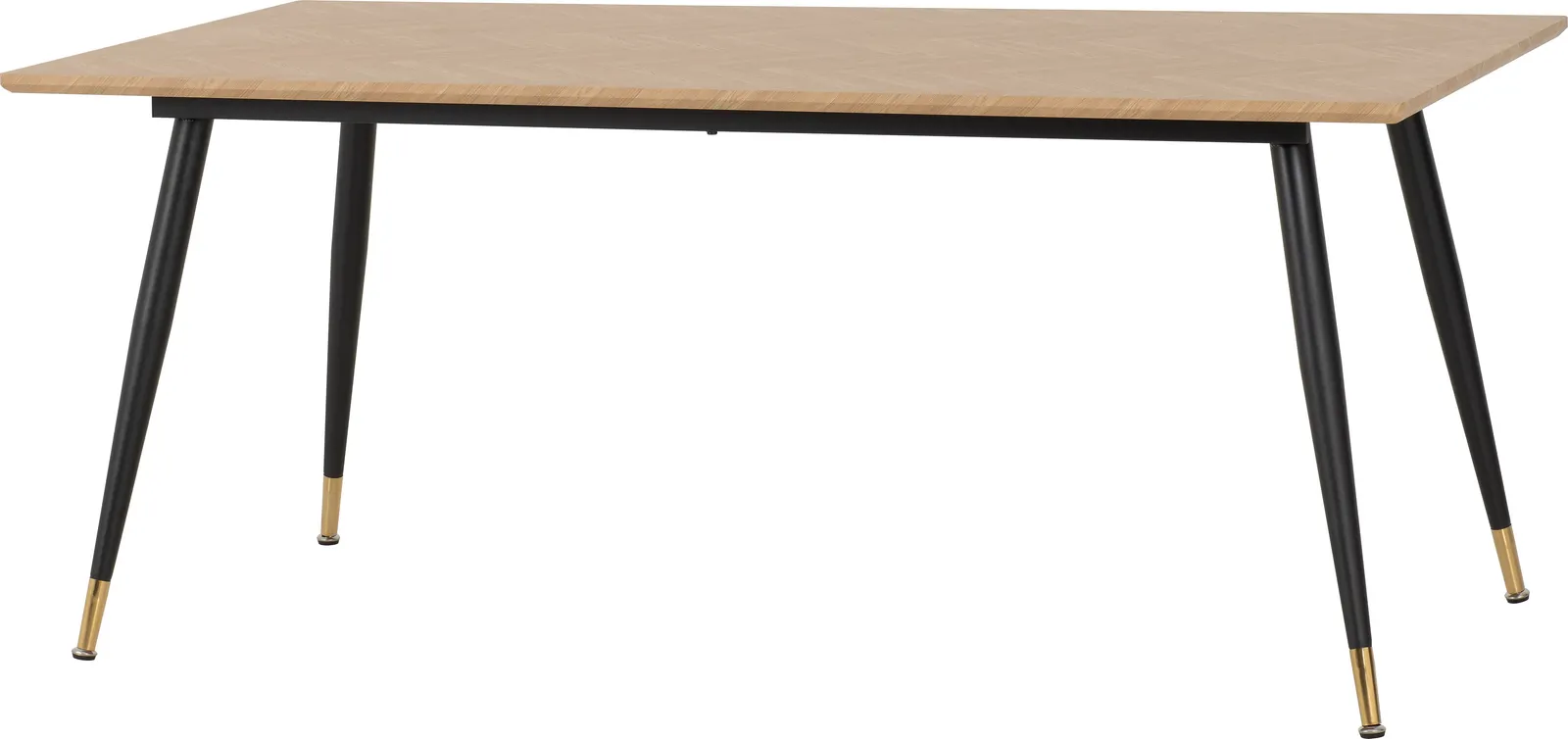 Seconique Hamilton Large Dining Set with Athens Chairs in Brown 4