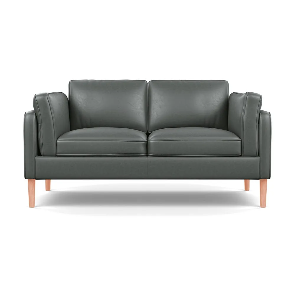 Heal's Sonno 2 Str Sofa Daino Leather Steel 004 Natural Feet 1