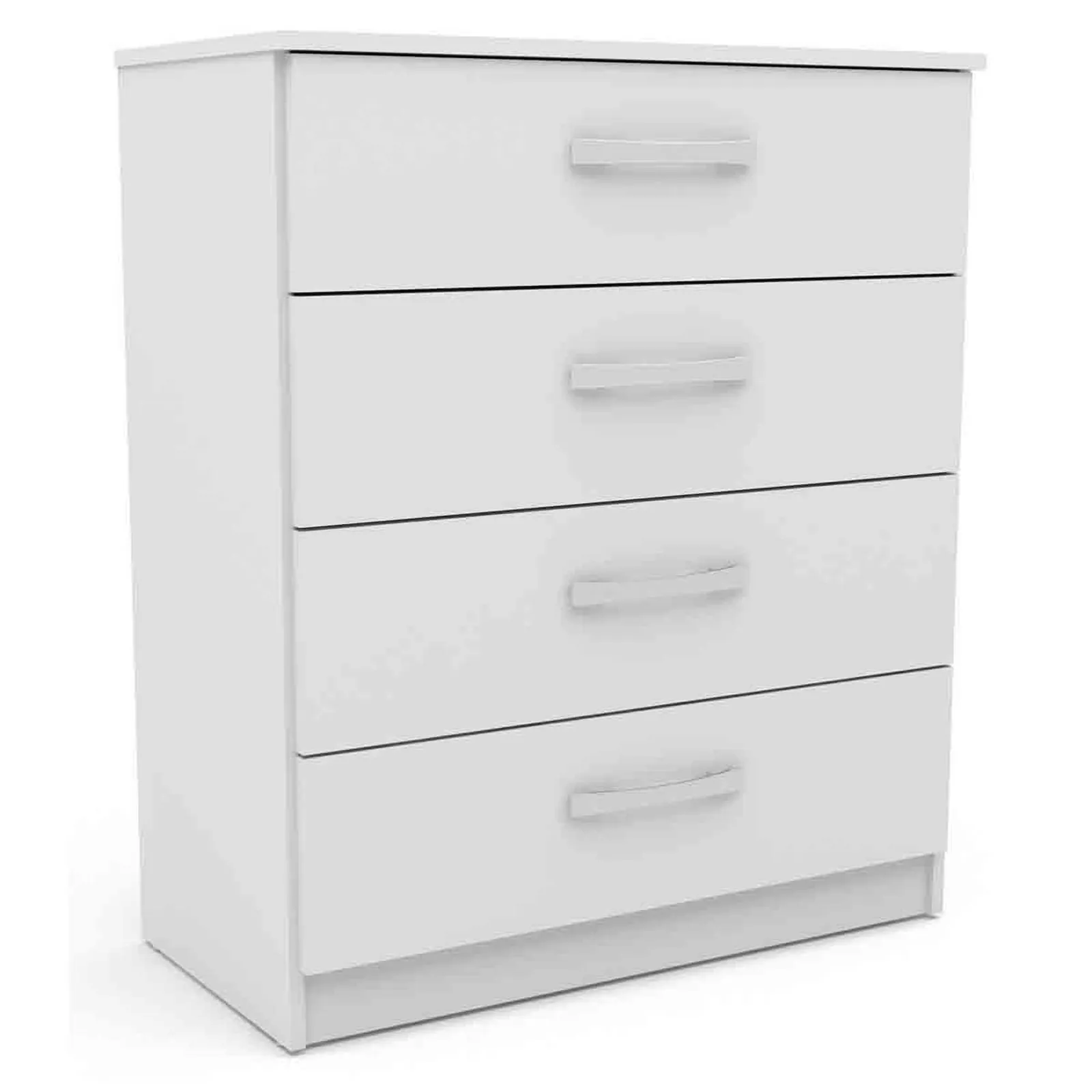 Lynx White 4 Drawer Chest Grey/White
