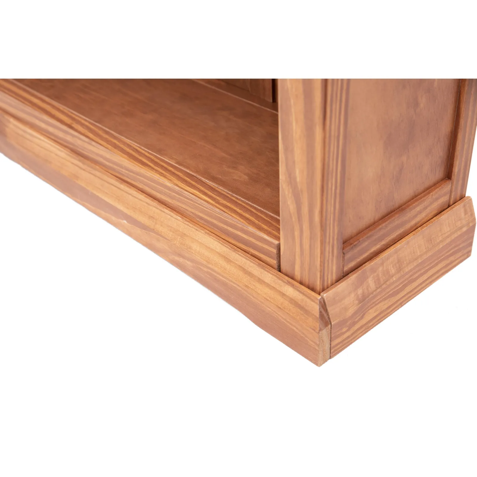 Cabinet Bits Bookcase with plinth 120x90x25cm in Brown 6