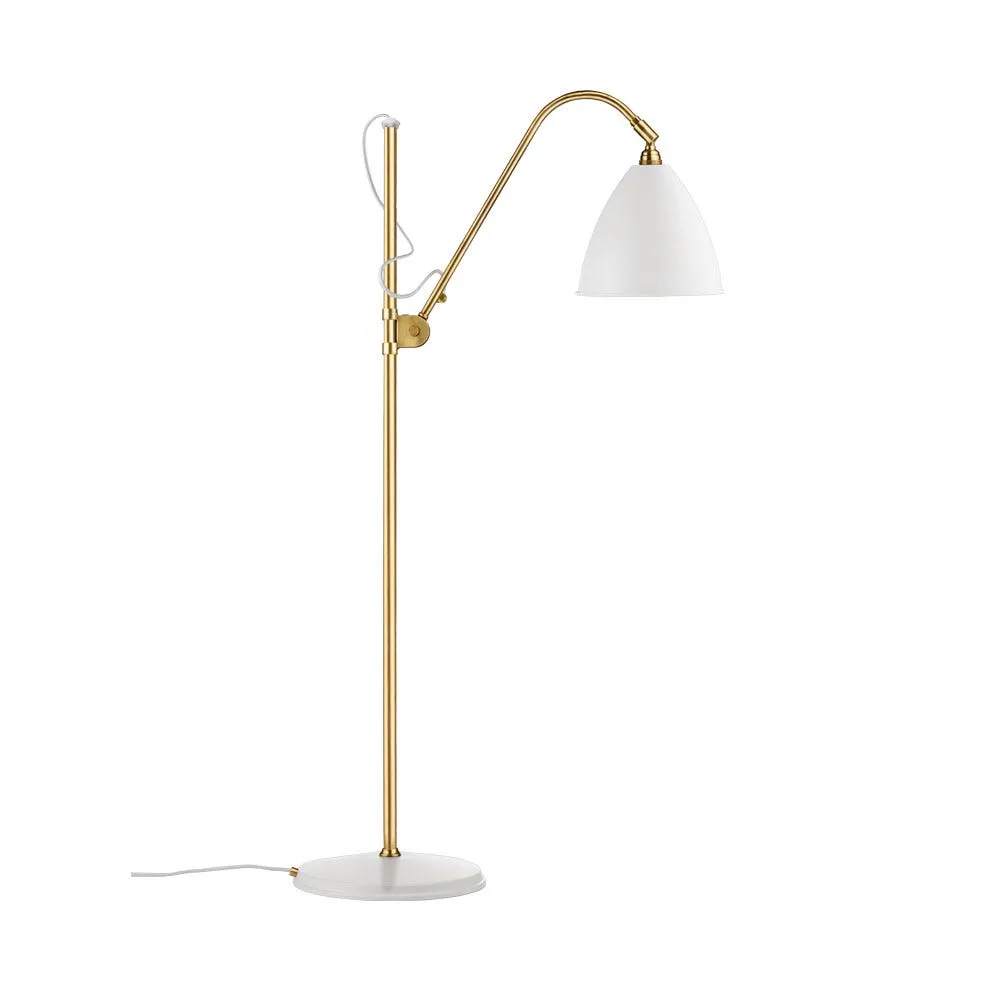 Gubi Bestlite BL3 Floor Lamp Brass Base White Shade 2