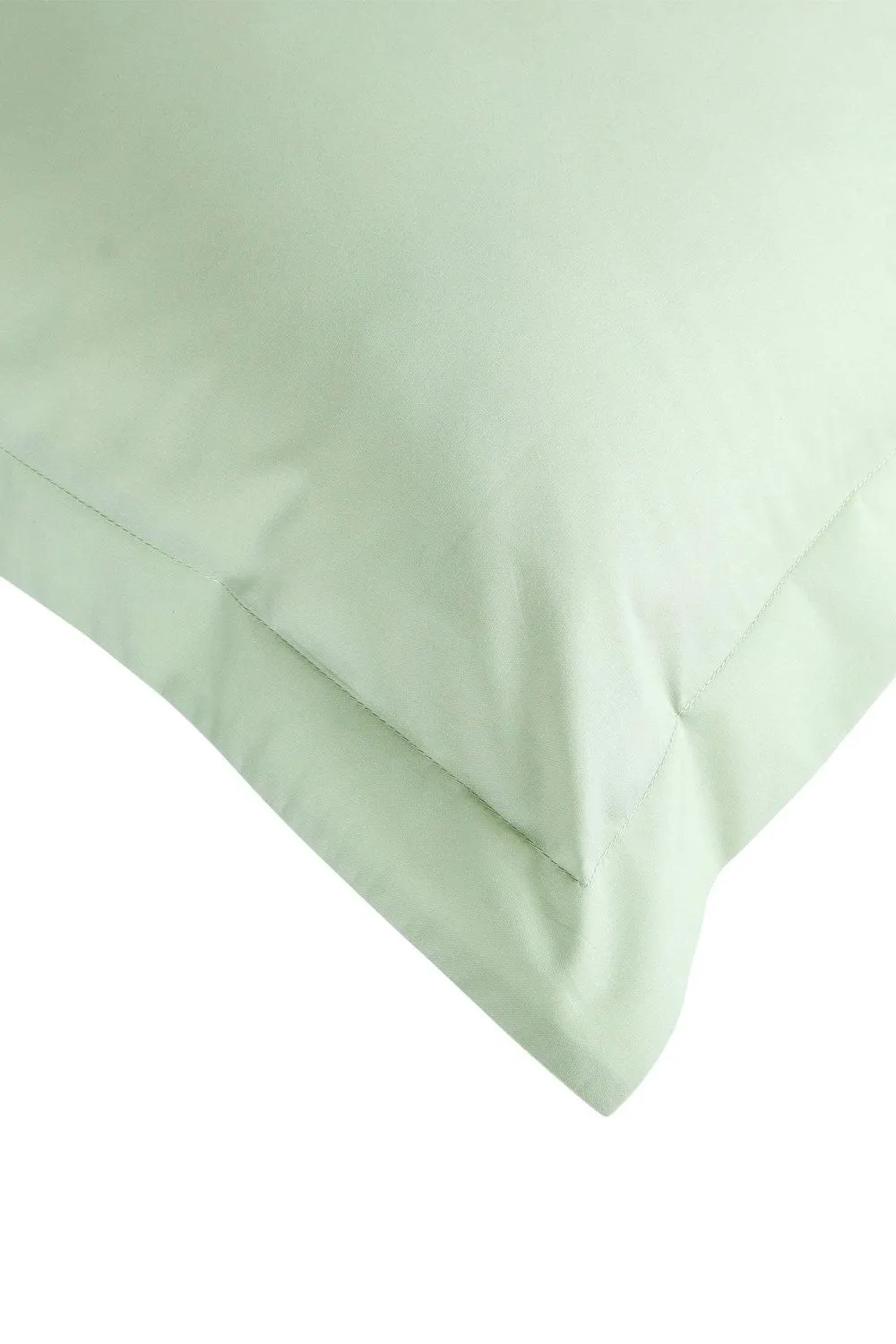CHRISTY Pure Cotton Percale Oxford Pillowcase Pair in Green 2