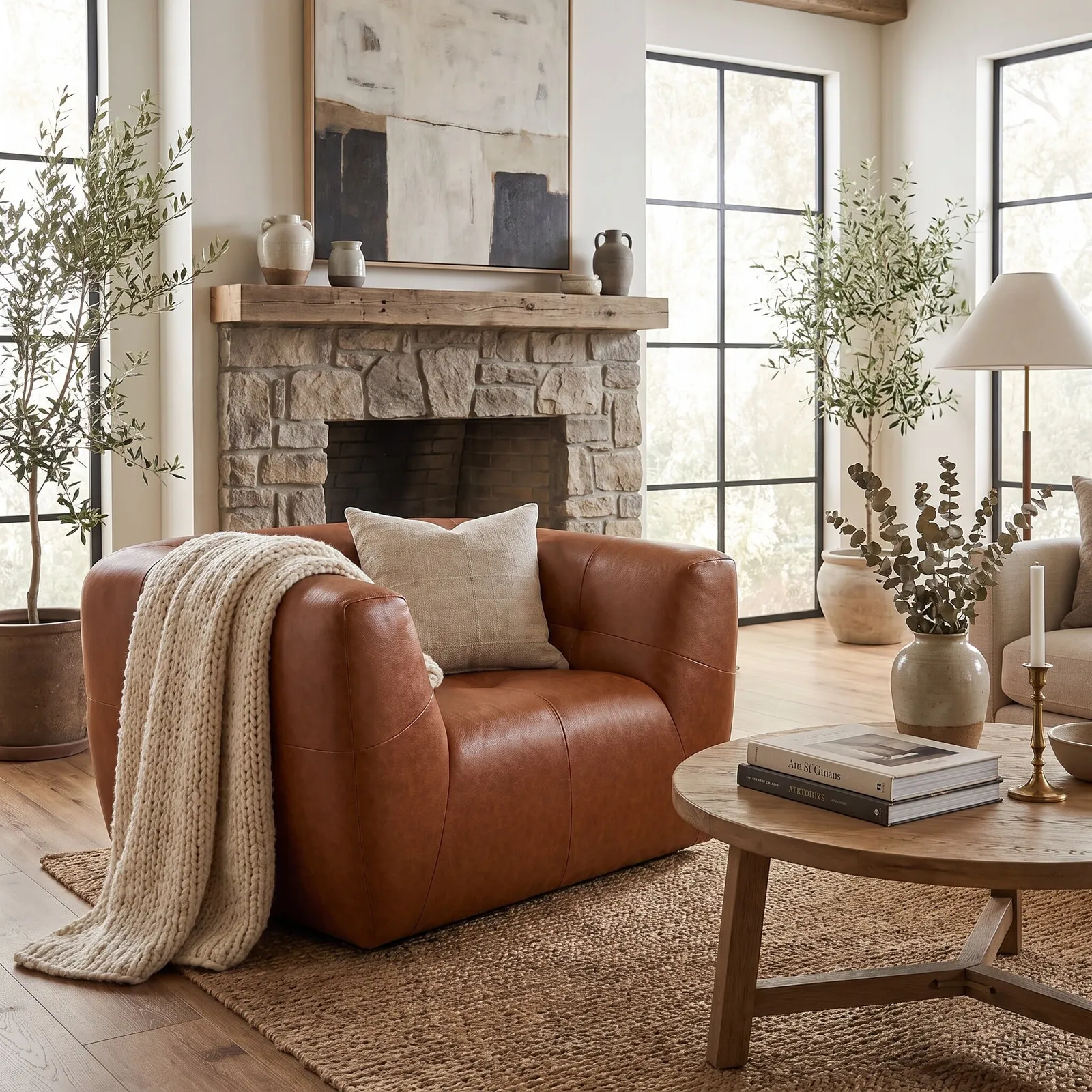 Atticus Armchair Leather | Barker & Stonehouse 2