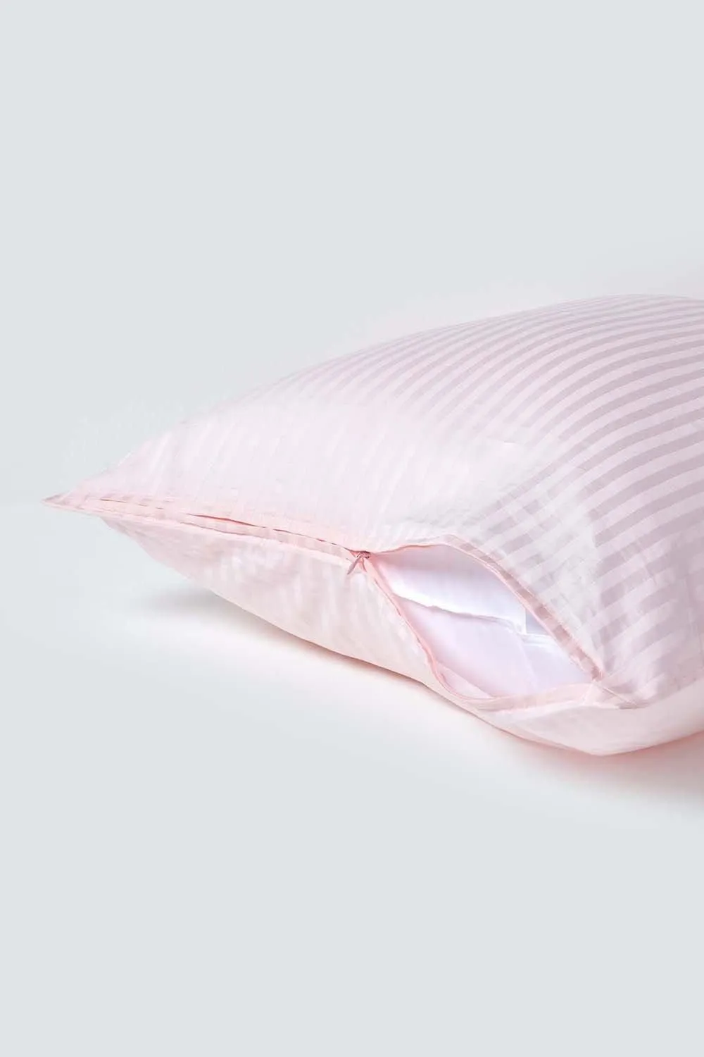 Homescapes Continental Pillowcase Egyptian Cotton 330 TC, 60 x 60 cm in Pink 3