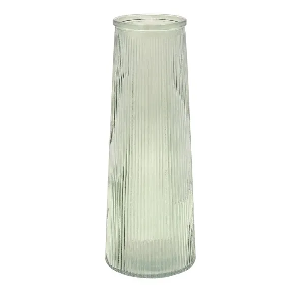 Hestia Tall Ribbed Glass Vase 3