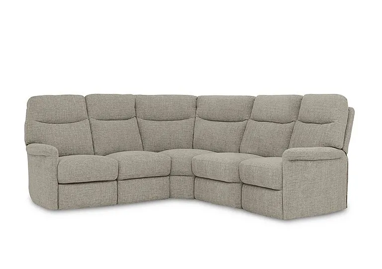 Compact Collection Lille Large Fabric Corner Sofa - Sand
