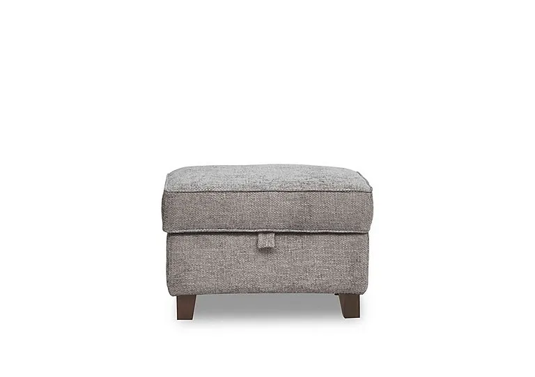 Tabitha Storage Footstool - Ivory