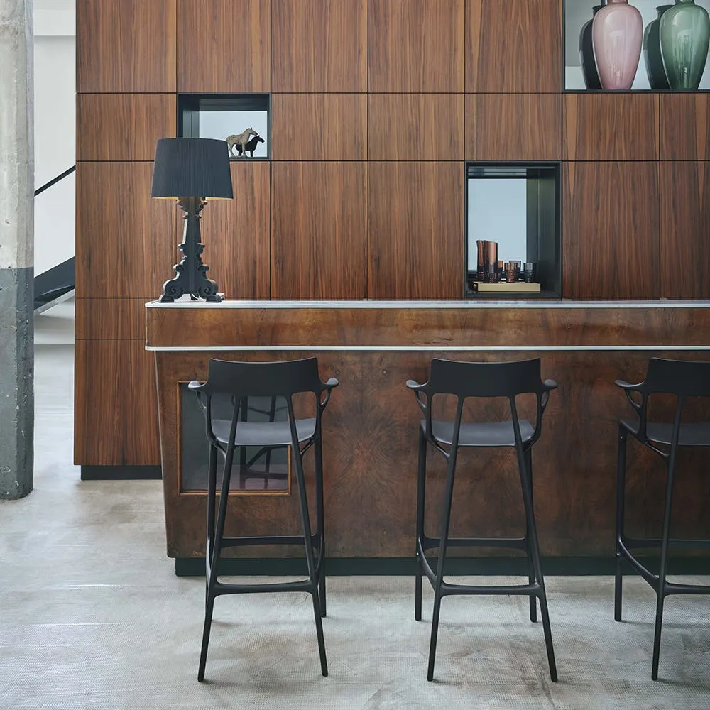 Kartell AI Bar Stool Black 5