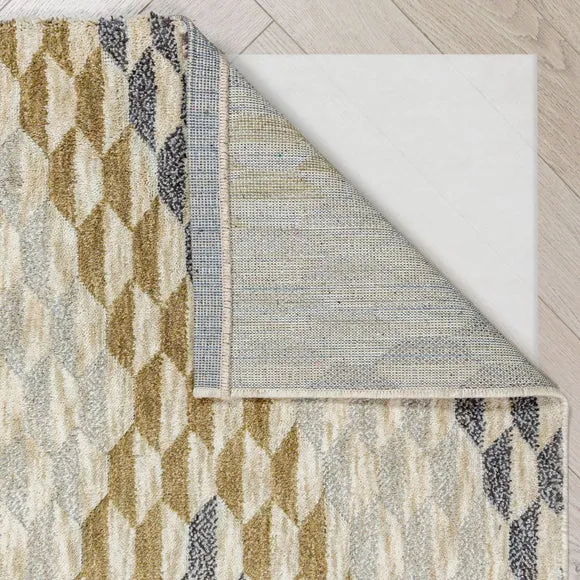 Pixel Geometric Carved Rug 3