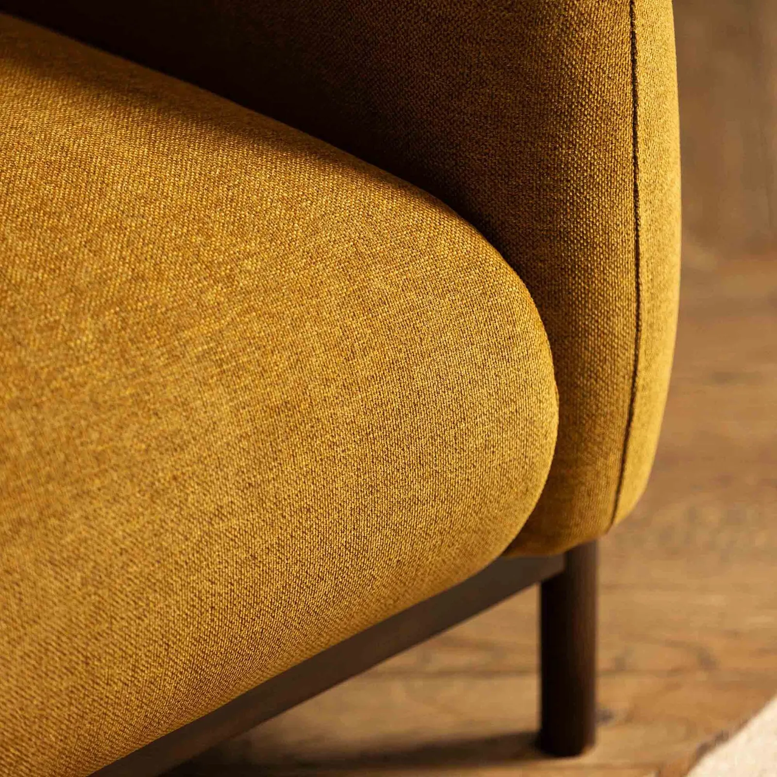 Connie Armchair, Yellow Fabric | Barker & Stonehouse 3