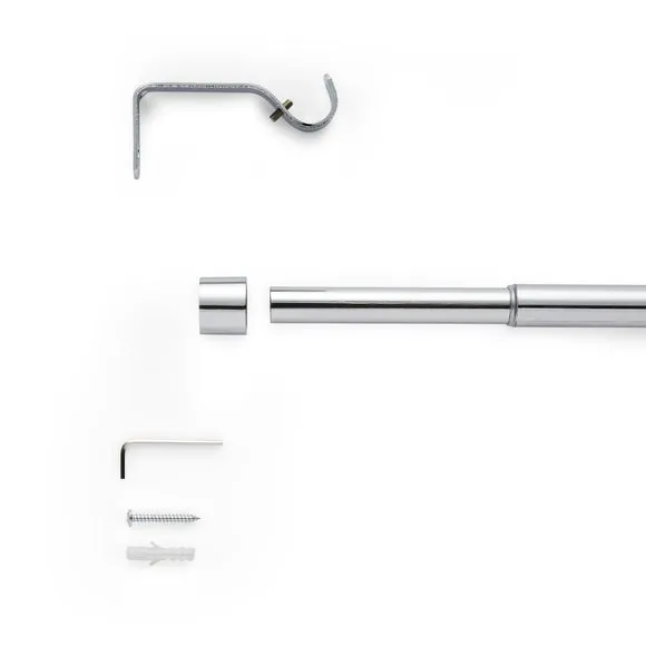 Stud Extendable Metal Curtain Pole 2