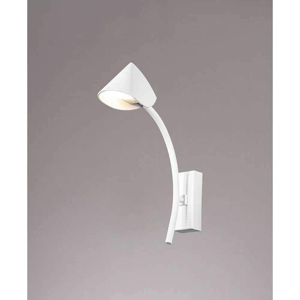 Netlighting Capuccina 1 Light Wall Lamp 7W LED 3000K 630lm White 3yrs Warranty 2