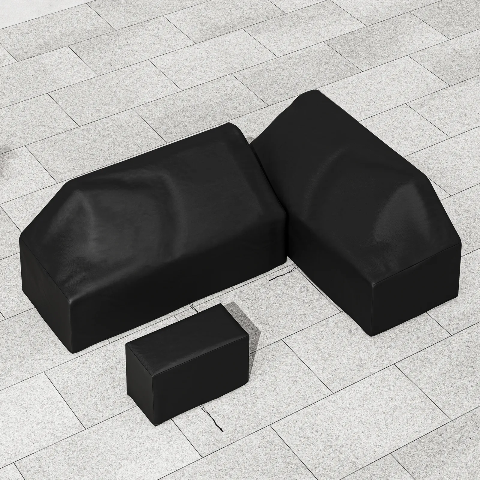 Slatera 600D Tough Canvas Waterproof Outdoor Patio Furniture Covers