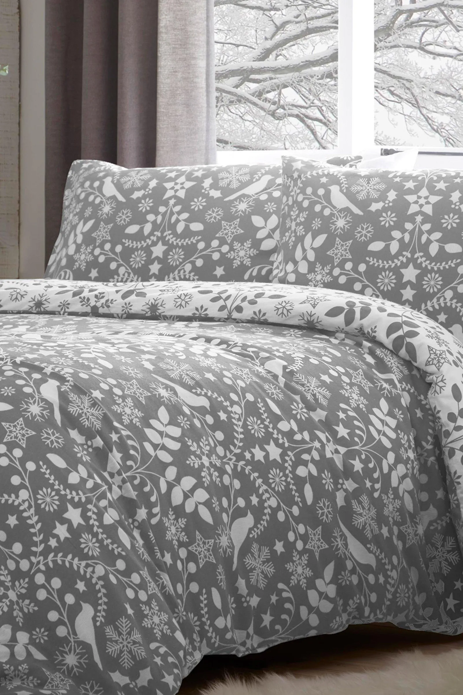 Brushed Nordic Double Duvet Set