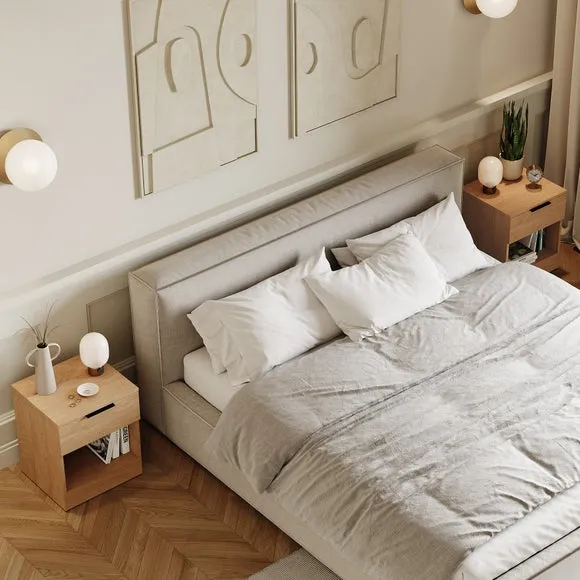 Hayes Set of 2 1 Drawer Bedside Tables 5