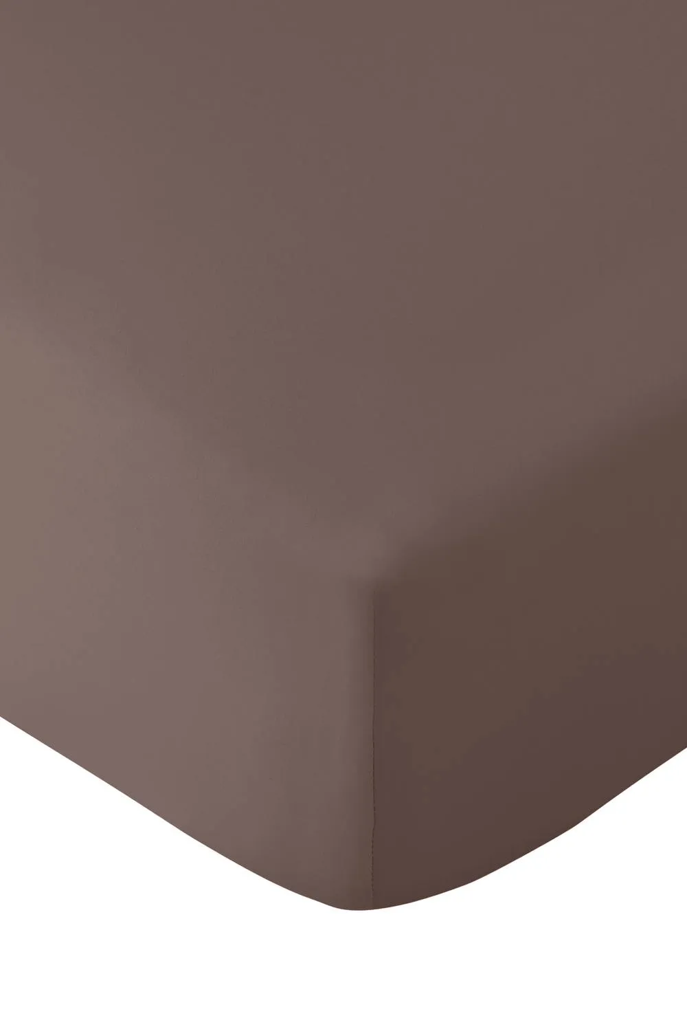 Catherine Lansfield So Soft Non-Iron Microfibre 30cm depth Fitted Sheet in Chocolate 3