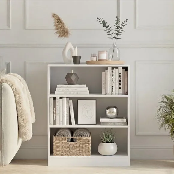 Cambridge 3 Tier Low Bookcase 2
