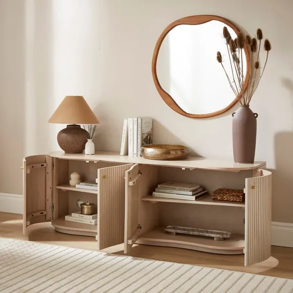 Tarla Extra Wide Sideboard, Mango Wood 2