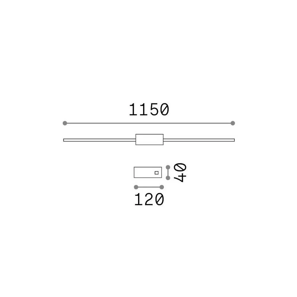 Netlighting Essence Integrated LED Wall Lamp Brass 2000lm 3000K in Gold 2