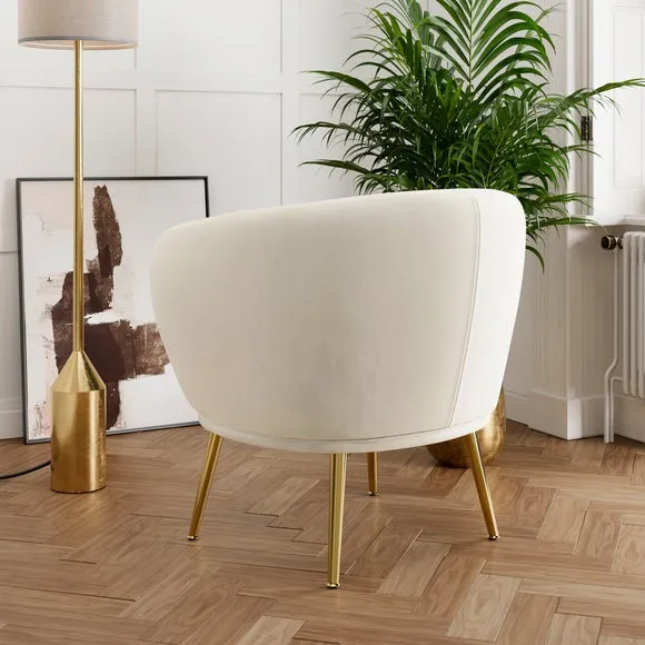 Bella Velvet Cocktail Chair 2