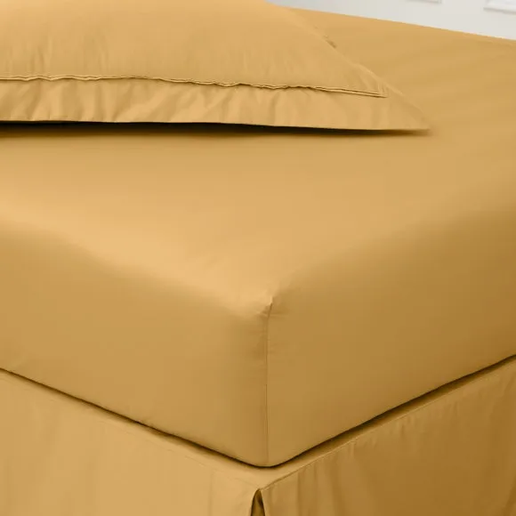 Dorma Luxurious & Silky 500 Thread Count 100% Cotton Sateen Fitted Sheet 1