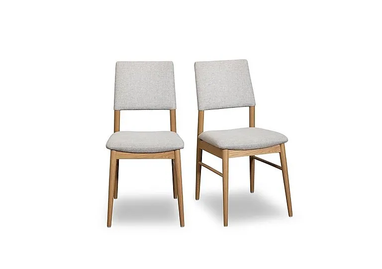 Maddison Pair of Open Back Dining Chairs