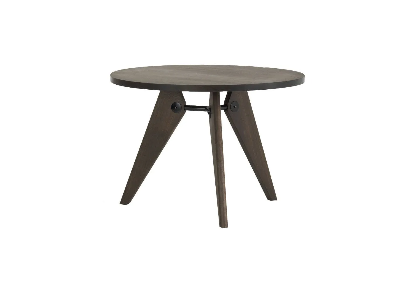 Vitra Gueridon Dining Table Walnut Dia 105