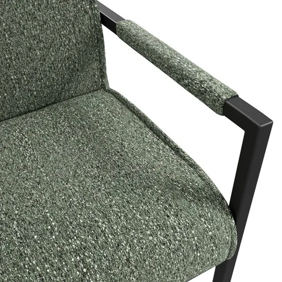 Set of 2 Cleaver Tweed Dining Chairs with Arms 6