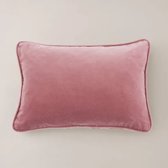 Clara Cotton Velvet Rectangle Cushion 2