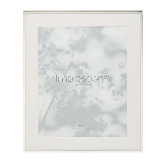 Impressions Silver Plated Metal Photo Frame 4