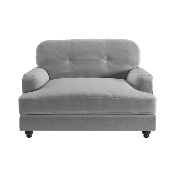 Martha Vintage Velvet Snuggle Chair 2