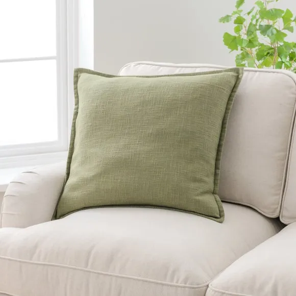 Westcott Cotton Slub Square Cushion 1