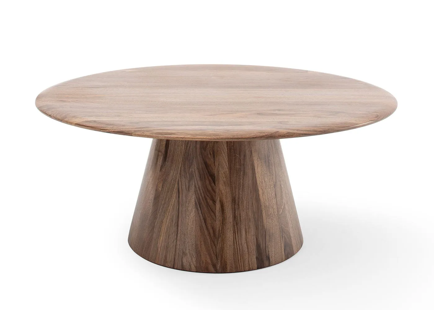 Gazzda Mushroom Coffee Table Walnut 80cm 1