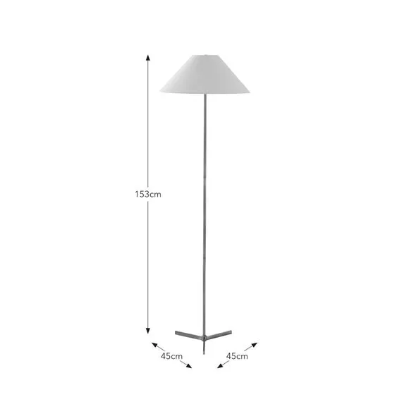 Digby Mid Century Tripod Floor Lamp 6